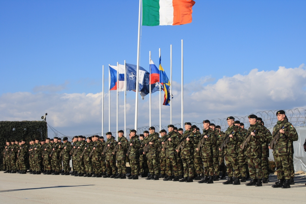 katonailag semleges Írország katonái